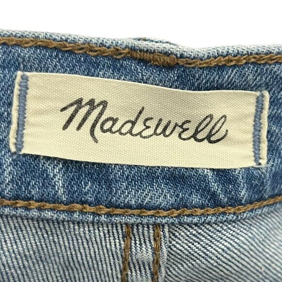 Madewell The Perfect Vintage Jean Denman Wash Size 26 Distressed Cropped - Picture 8 of 12